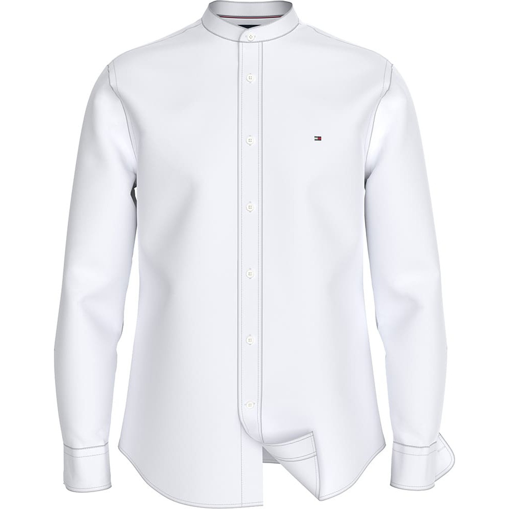 Tommy Hilfiger Λευκό Πουκάμισο Mao - MW0MW39966