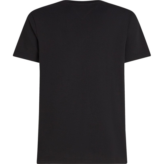Tommy Hilfiger Μαύρο T-Shirt C Neck - MW0MW40427