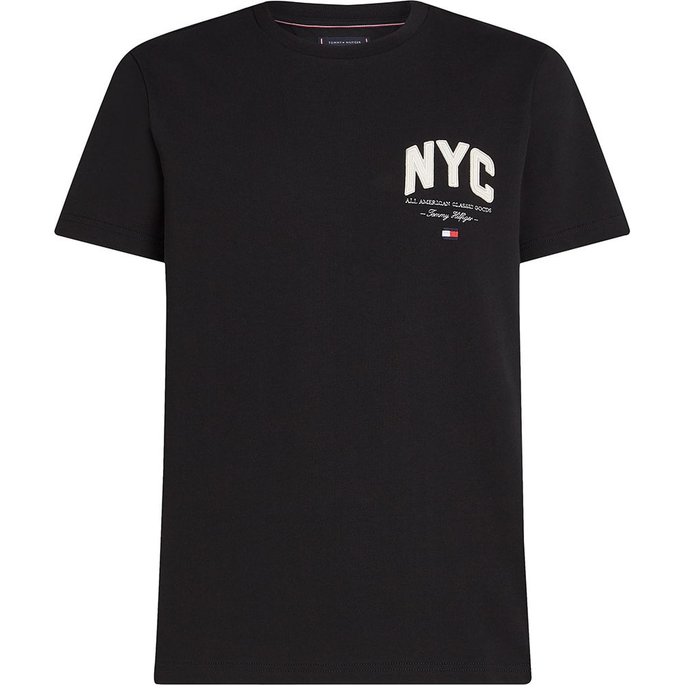 Tommy Hilfiger Μαύρο T-Shirt C Neck - MW0MW40427