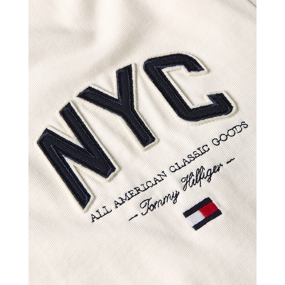 Tommy Hilfiger Εκρού T-Shirt C Neck - MW0MW40427