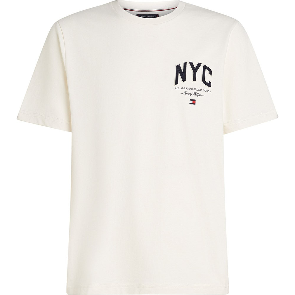 Tommy Hilfiger Εκρού T-Shirt C Neck - MW0MW40427