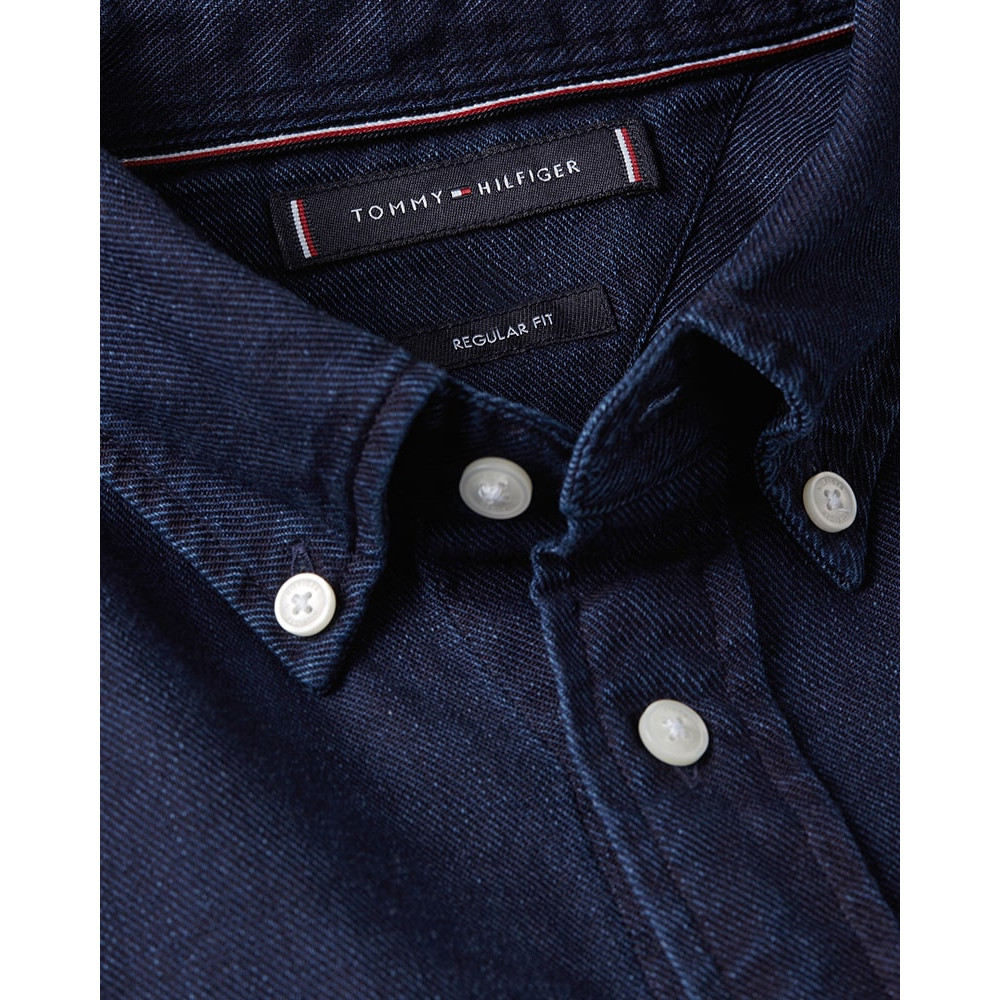 Tommy Hilfiger Μπλε Σκούρο Πουκάμισο Button Down - MW0MW40499