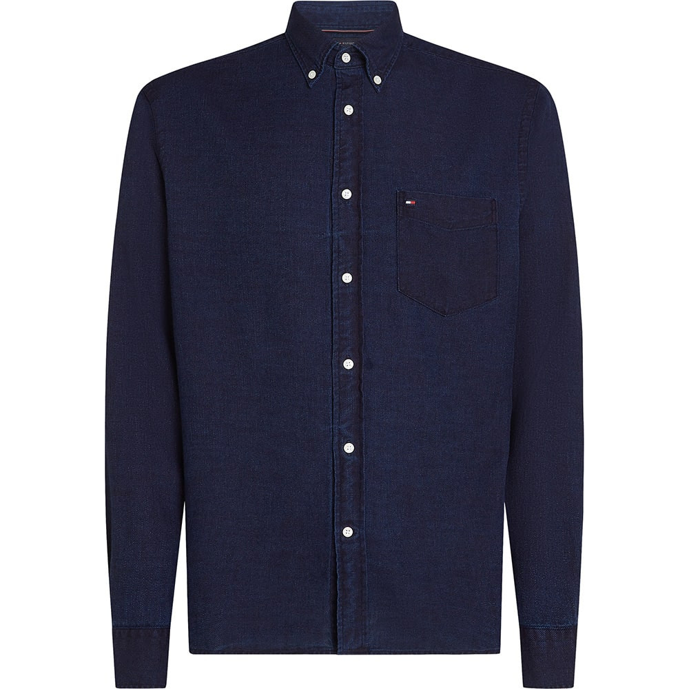 Tommy Hilfiger Μπλε Σκούρο Πουκάμισο Button Down - MW0MW40499