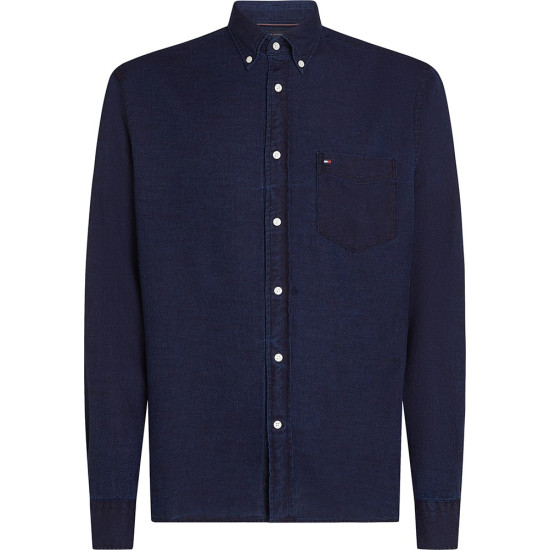 Tommy Hilfiger Μπλε Σκούρο Πουκάμισο Button Down - MW0MW40499