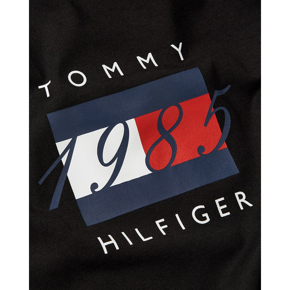 Tommy Hilfiger Μαύρο T-shirt C Neck - MW0MW41338
