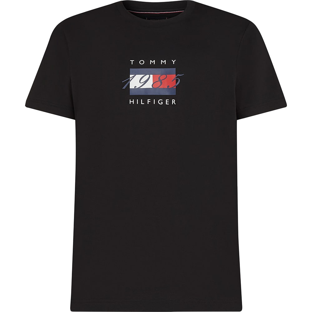Tommy Hilfiger Μαύρο T-shirt C Neck - MW0MW41338