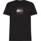 Tommy Hilfiger Μαύρο T-shirt C Neck - MW0MW41338