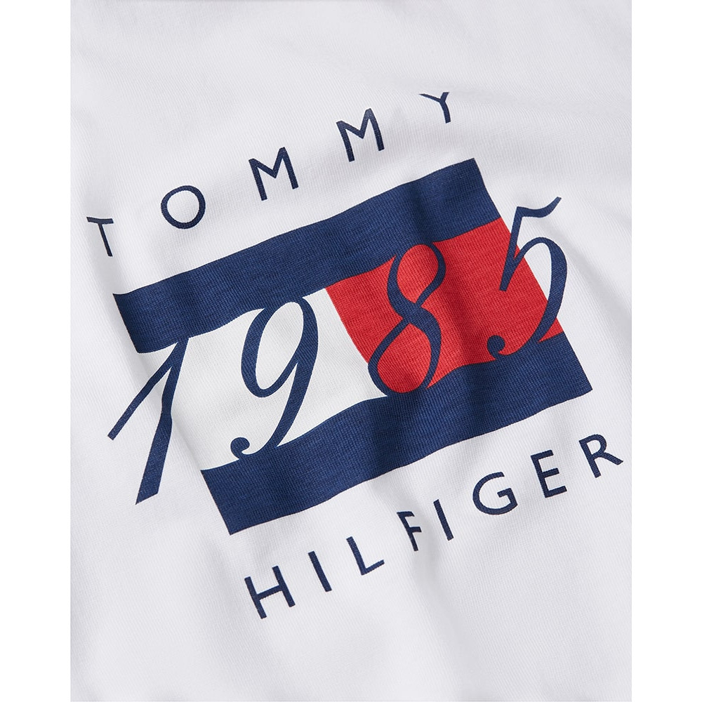 Tommy Hilfiger Λευκό T-shirt C Neck - MW0MW41338