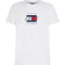 Tommy Hilfiger Λευκό T-shirt C Neck - MW0MW41338
