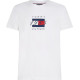 Tommy Hilfiger Λευκό T-shirt C Neck - MW0MW41338