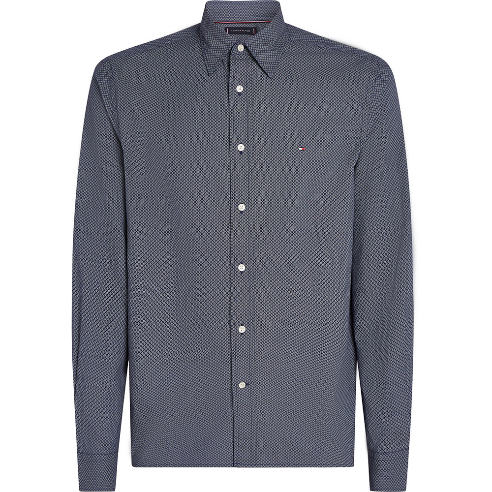 Tommy Hilfiger Μπλε Πουκάμισο Με Σχέδιο - MW0MW42027