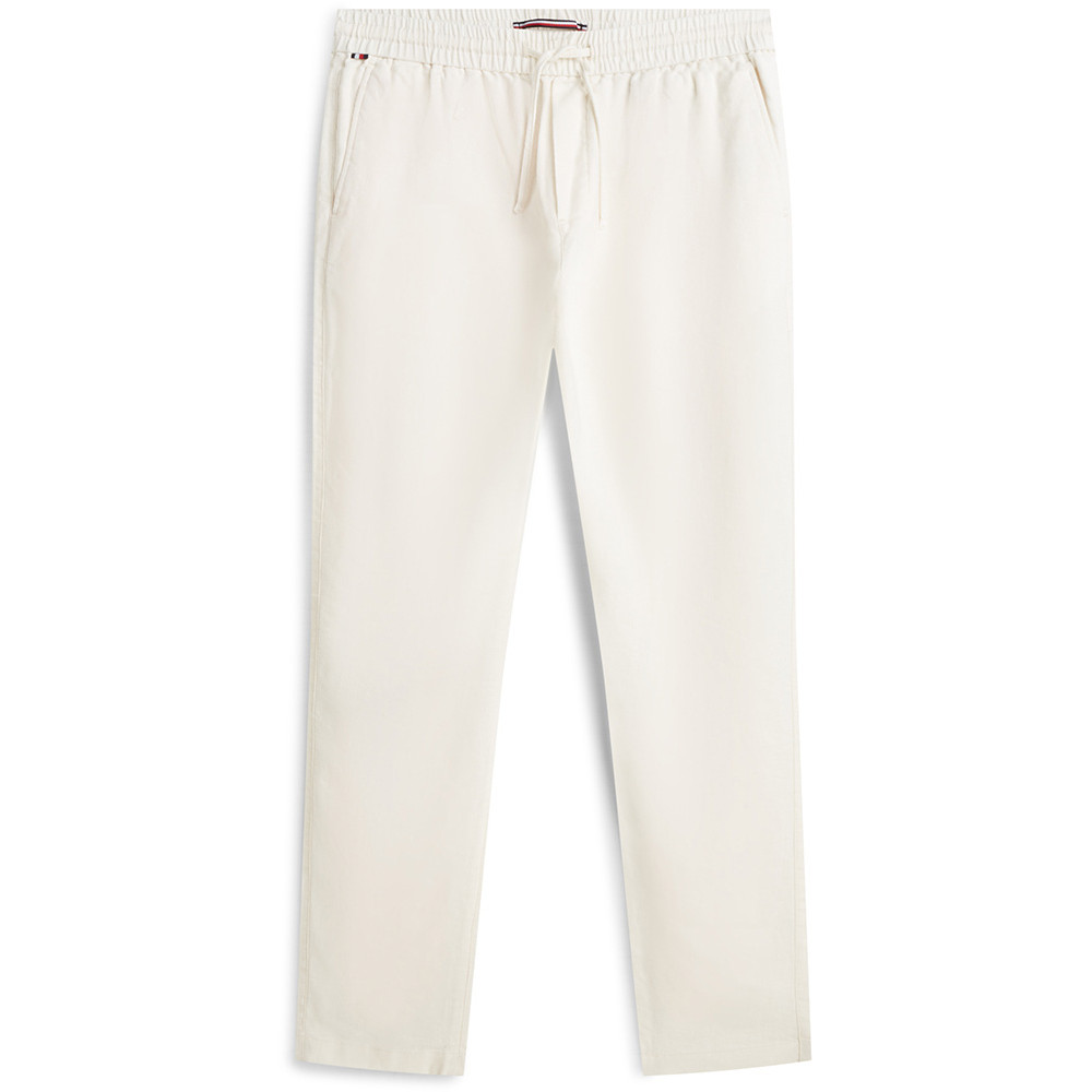 Tommy Hilfiger Εκρού Παντελόνι Λινό - MW0MW42336-32