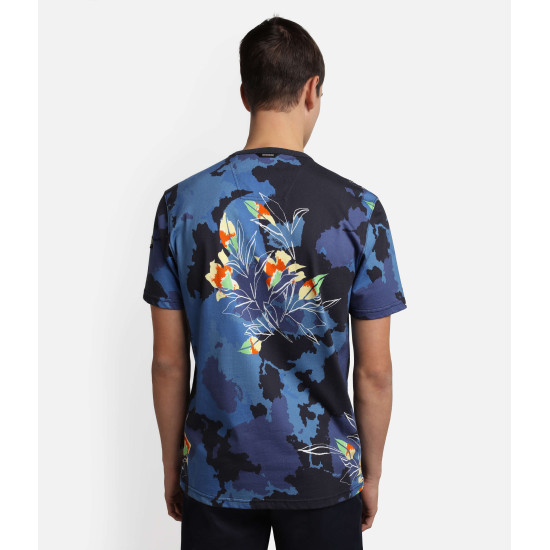 Napapijri Γαλάζιο T-shirt Round Neck - NP0A4G37F9D1