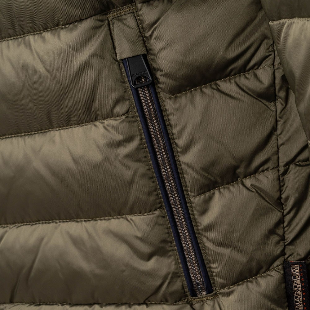Napapijri Πράσινο Μπουφάν τύπου Puffer AERONS - NP0A4GJNGAE1  