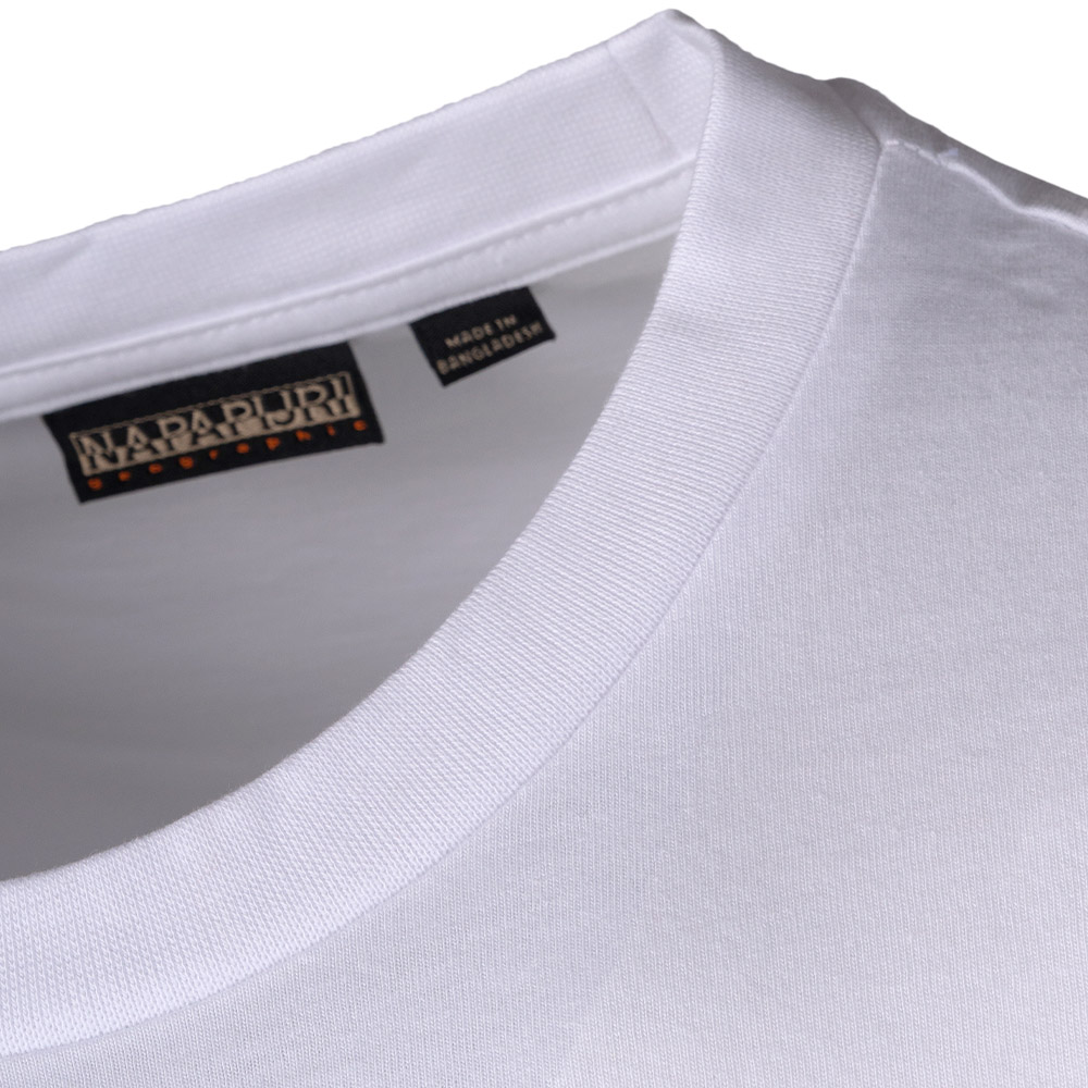 Napapijri Λευκό T-shirt S-MANTA - NP0A4H2C0021