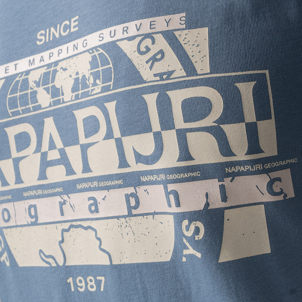 Napapijri Μπλε T-shirt S-MANTA - NP0A4H2CB2B1