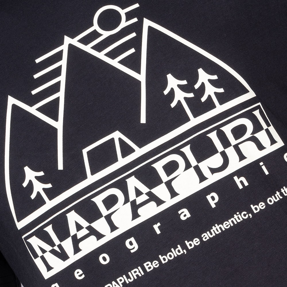 Napapijri Μαύρο T-shirt C Neck - NP0A4HQE0411