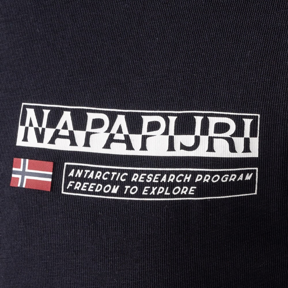 Napapijri Μαύρο T-shirt Kasba C Neck - NP0A4HQQ0411