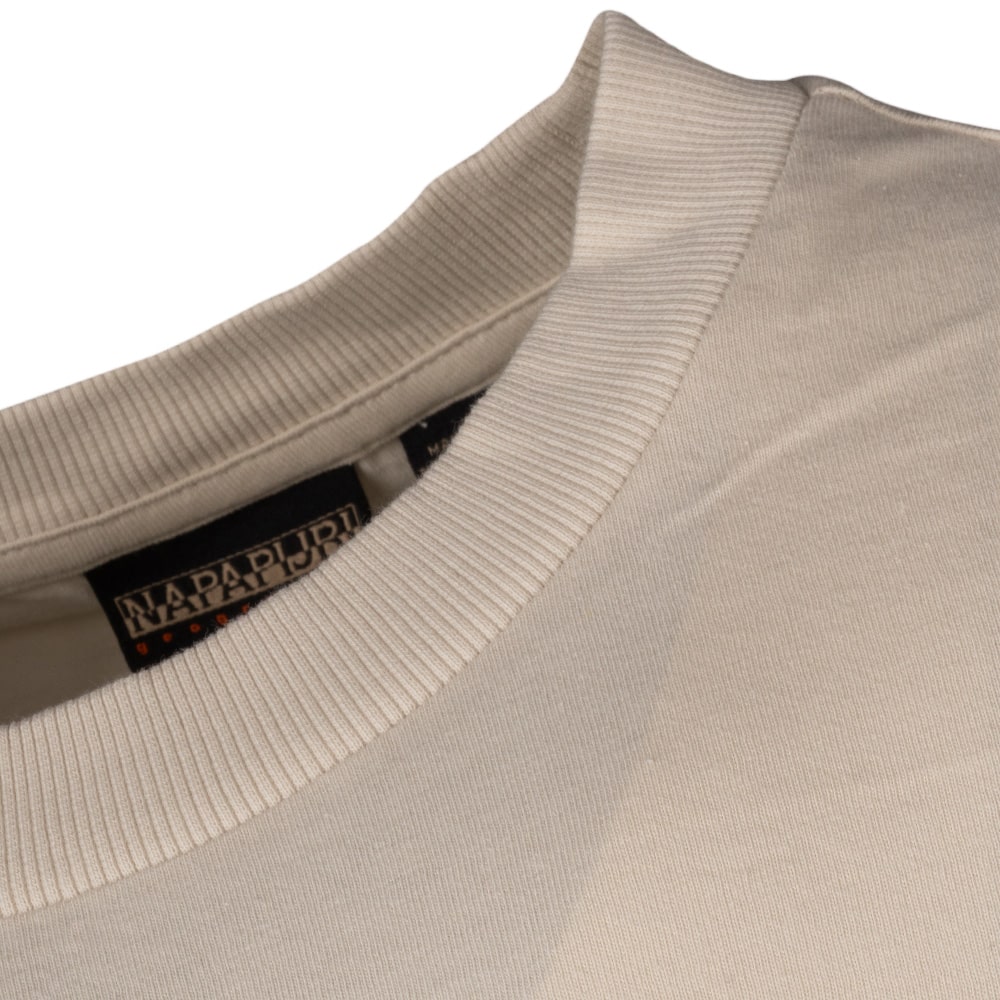 Napapijri Εκρού T-shirt C Neck - NP0A88UAN1J1