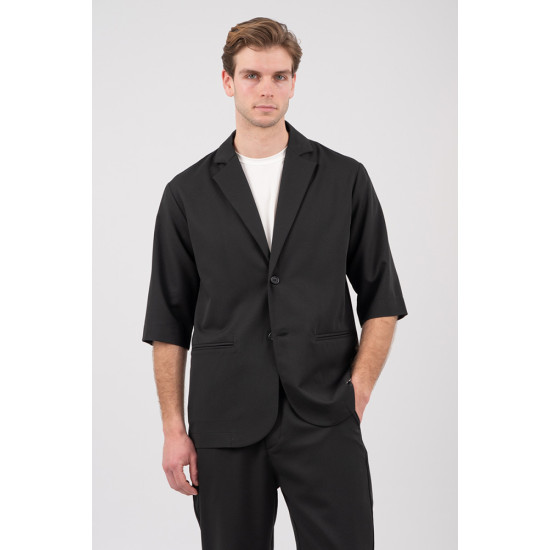 Vittorio Μαύρο Πουκάμισο Overshirt - 300-26-ANGELO