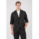 Vittorio Μαύρο Πουκάμισο Overshirt - 300-26-ANGELO