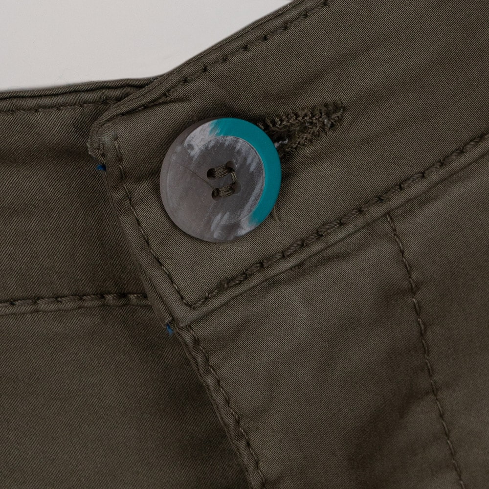 Polbot Λαδί παντελόνι chino - PBT001-230132