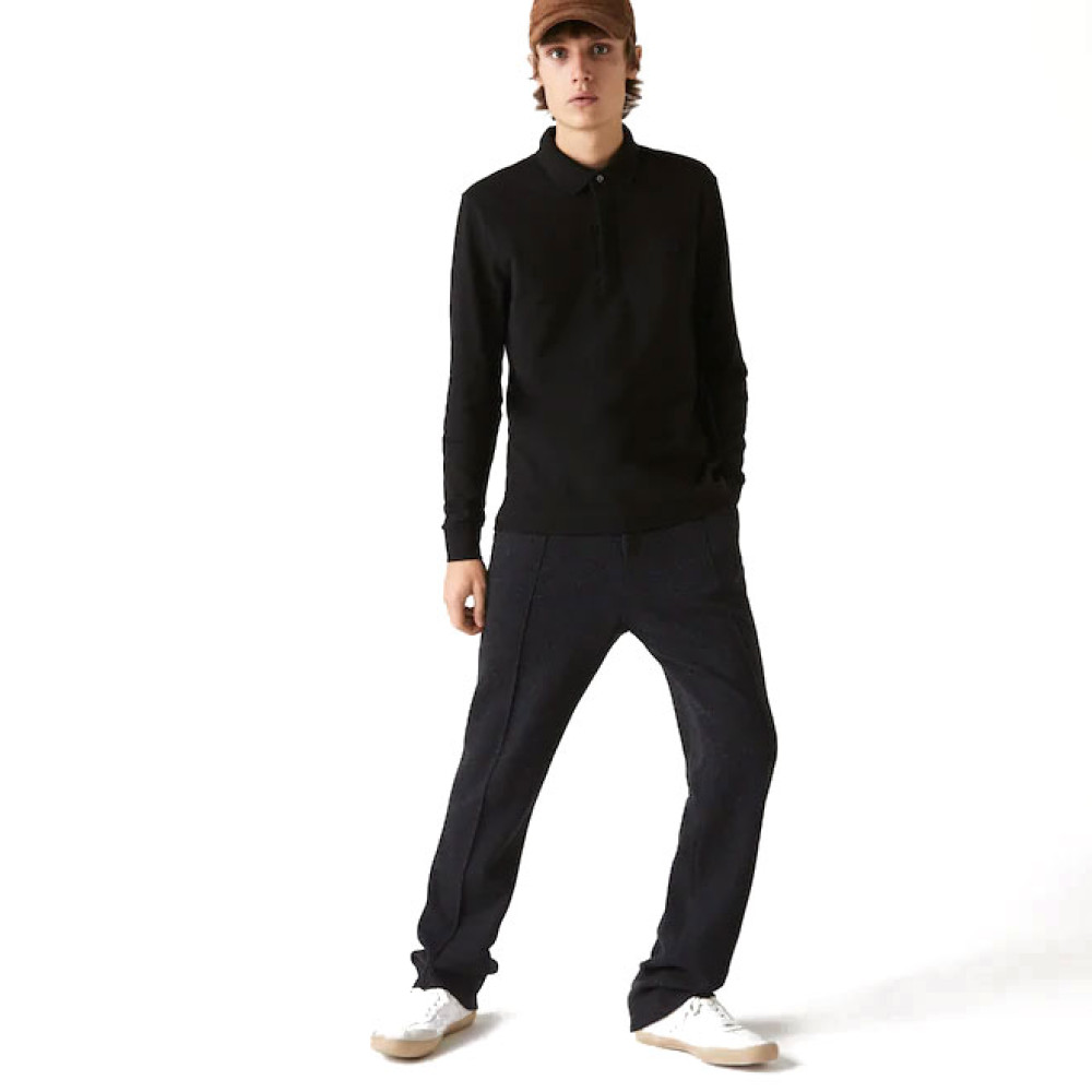 Lacoste Μαύρο Μακρυμάνικο polo - 3PH2481