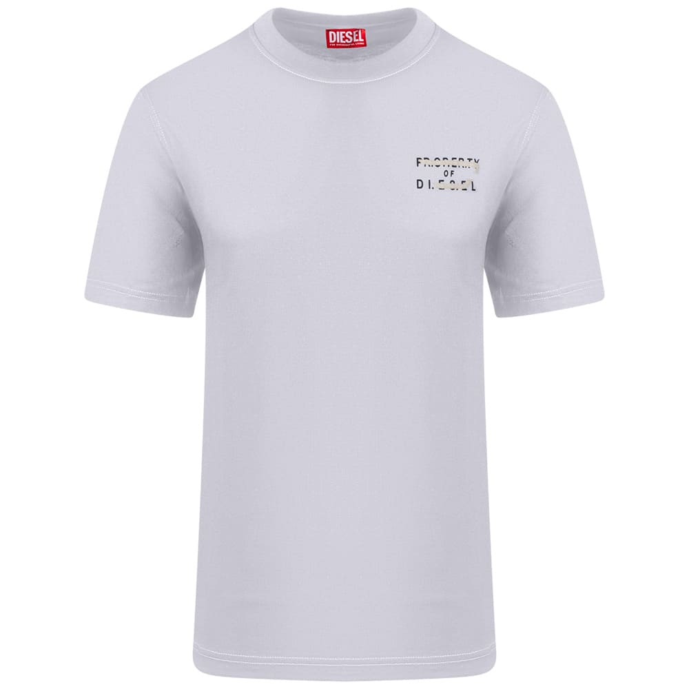 Diesel Λευκό T-shirt C Neck - S26A209620QIAM