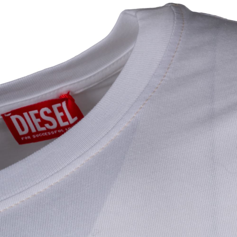 Diesel Λευκό T-shirt C Neck - S26A209620QIAM