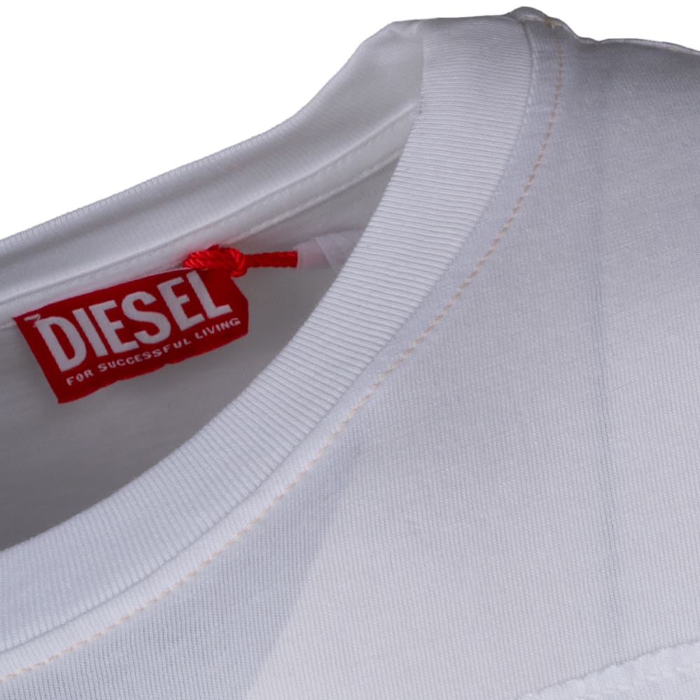 Diesel Λευκό T-shirt C Neck - S26A210360QIAM