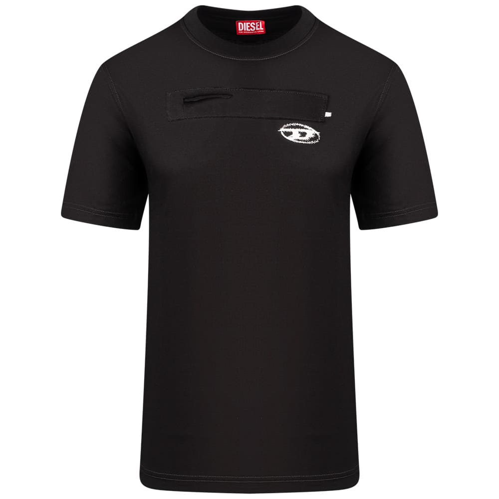 Diesel Μαύρο T-shirt C Neck - S26A210360QIAM