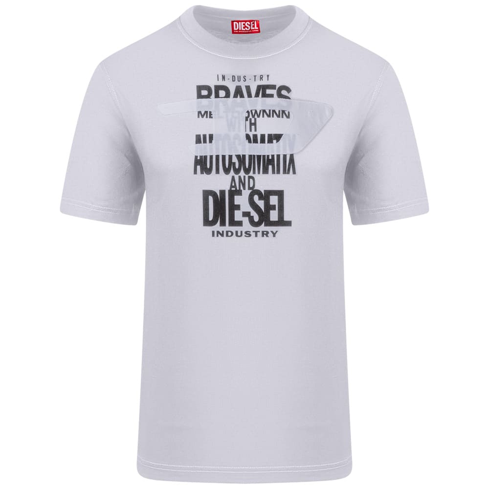 Diesel Λευκό T-shirt C Neck - S26A210370QIAM