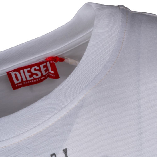 Diesel Λευκό T-shirt C Neck - S26A210370QIAM