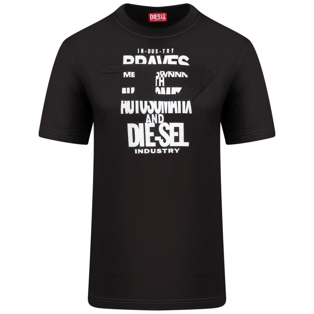 Diesel Μαύρο T-shirt C Neck - S26A210370QIAM