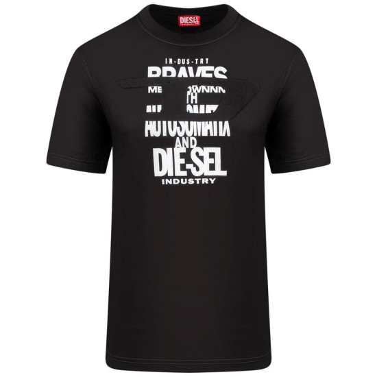 Diesel Μαύρο T-shirt C Neck - S26A210370QIAM