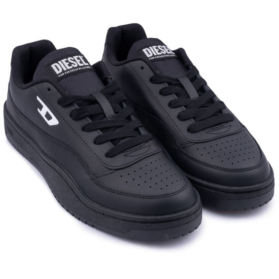 Diesel Μαύρα Sneakers 100% Leather - S26Y03608P5576