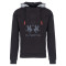 LA MARTINA Μαύρο Hoodie - 3LMSMF323