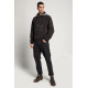 LA MARTINA Μαύρο Hoodie - 3LMSMF323