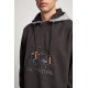 LA MARTINA Μαύρο Hoodie - 3LMSMF323