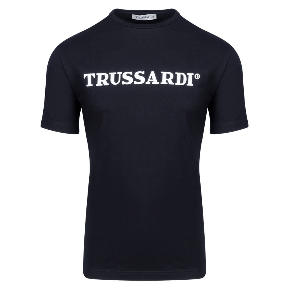 Trussardi Μαύρο T-shirt Round Neck - TRSAPT005891T0056510