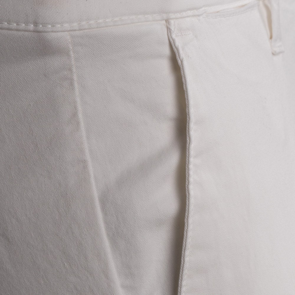 FOUR TEN Λευκό Παντελόνι Chino - T910 123003