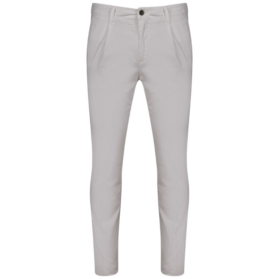 FOUR TEN Εκρού Παντελόνι Chino - T9132 123127