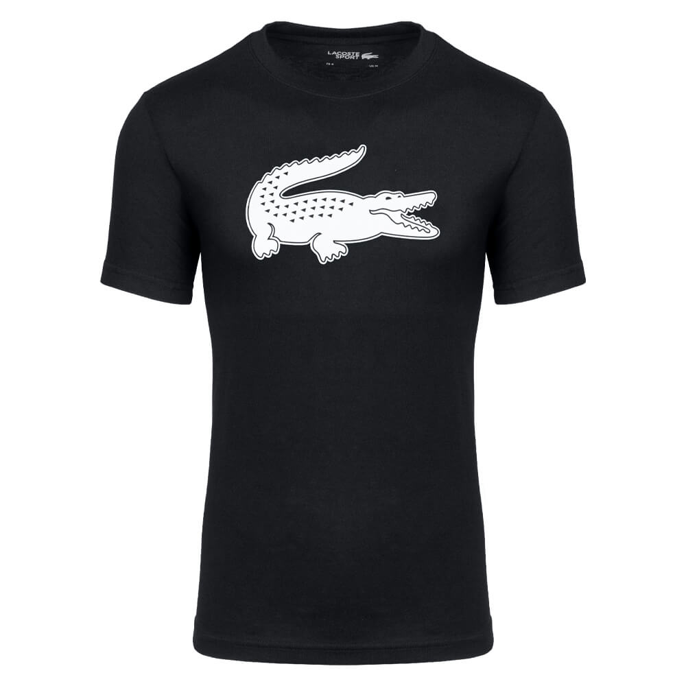 Lacoste T-shirt Round Neck 3TH2042 Μαύρο