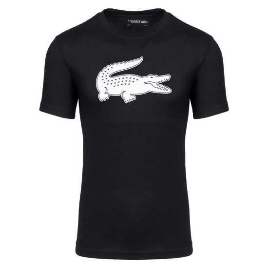 Lacoste T-shirt Round Neck 3TH2042 Μαύρο