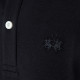La Martina Μαύρο Κοντομάνικο polo - 3LMTMP018