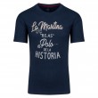 La Martina Μπλε T-Shirt C Neck - 3LMTMR301