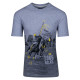 La Martina Γκρι T-shirt C Neck - 3LMTMR305