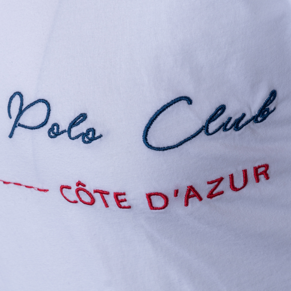 La Martina Λευκό T-shirt C Neck - 3LMTMR310