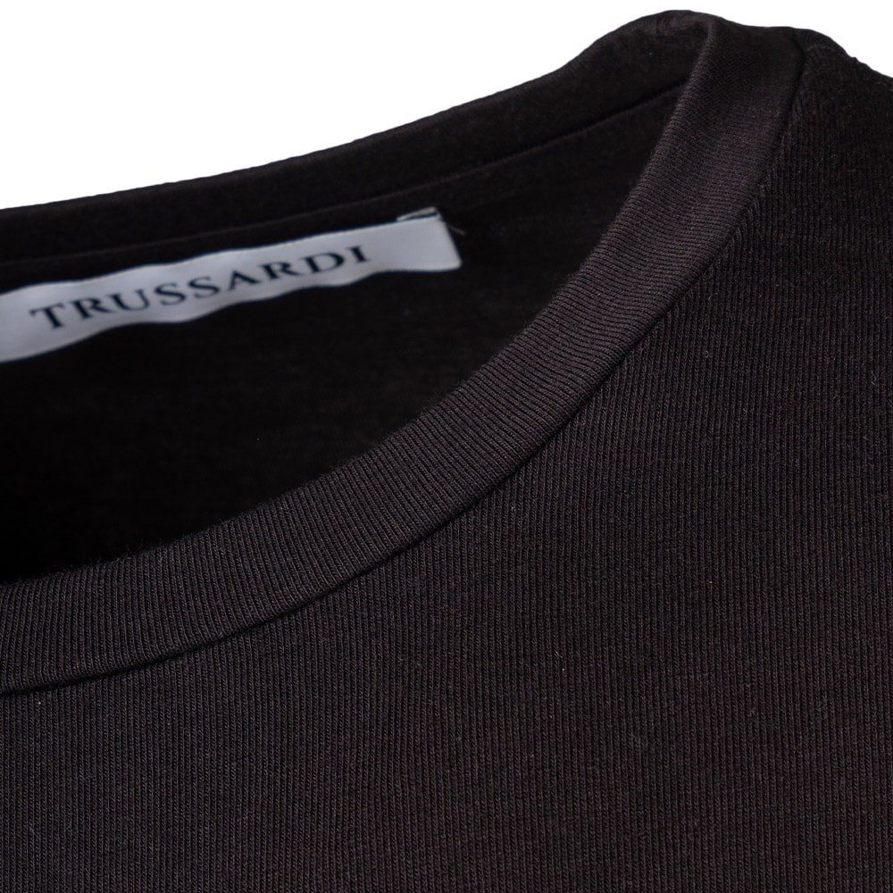 Trussardi Μαύρη Μπλούζα C Neck - TRSAPT007631T0056520
