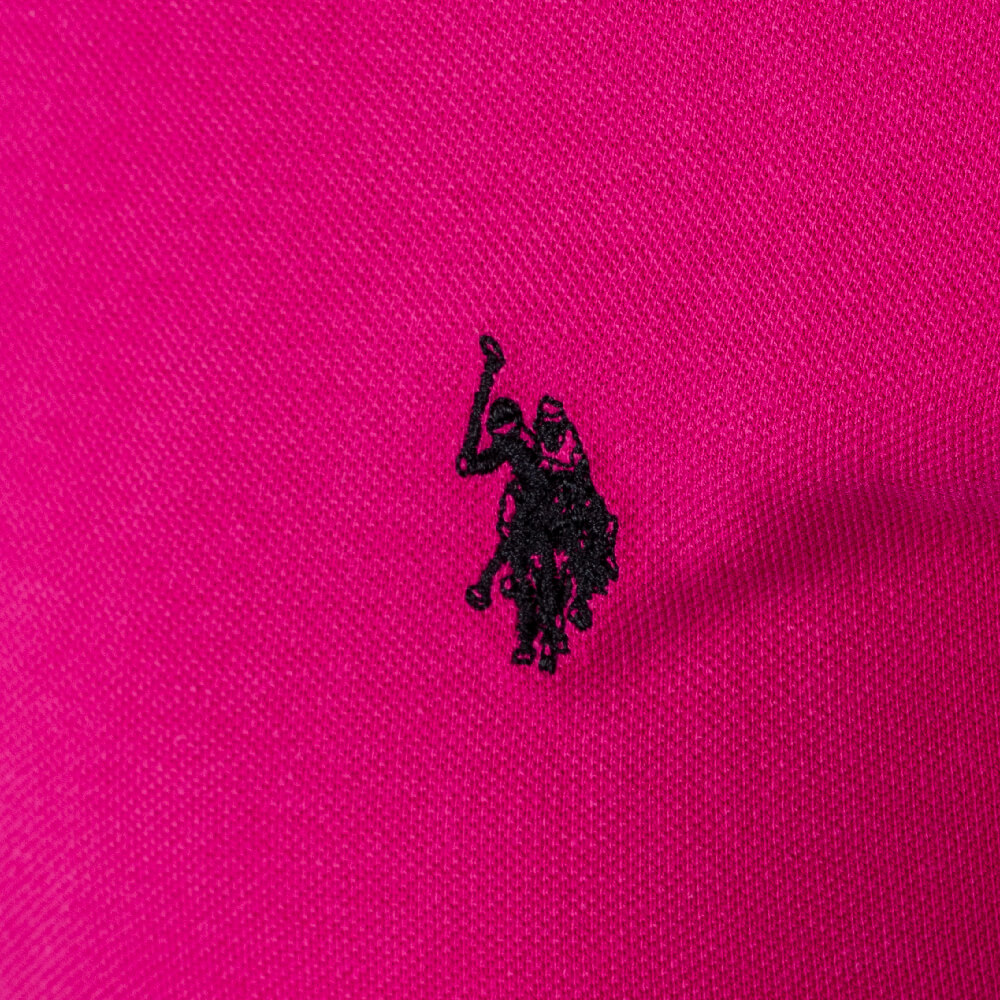 U.S POLO Ματζέντα Κοντομάνικο polo - US0AP6142341029P1000